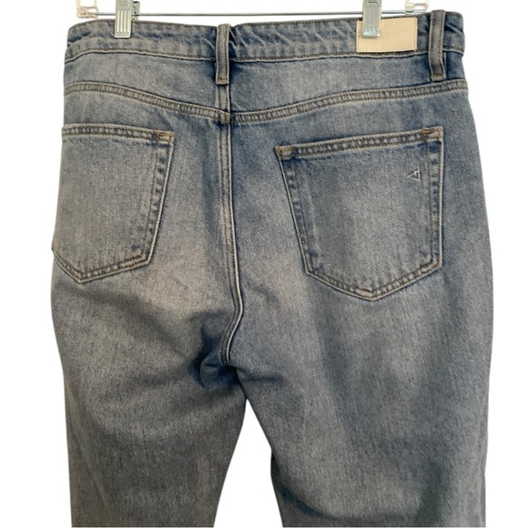 Hidden Tracey Lace-Up High Rise Straight Leg Raw Hem Jeans - Size 30 - Picture 9 of 12